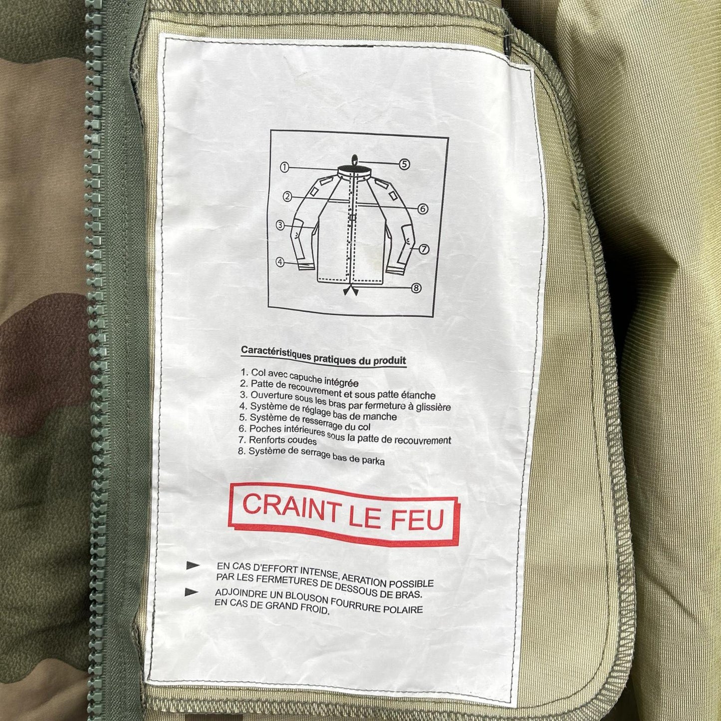 FRENCH MILITARY 00s Seyntex CCE Waterproof Jacket Size L
