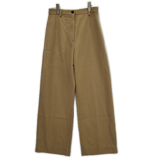 JILSANDER Wool Brown Beige Straight Pants Size 32