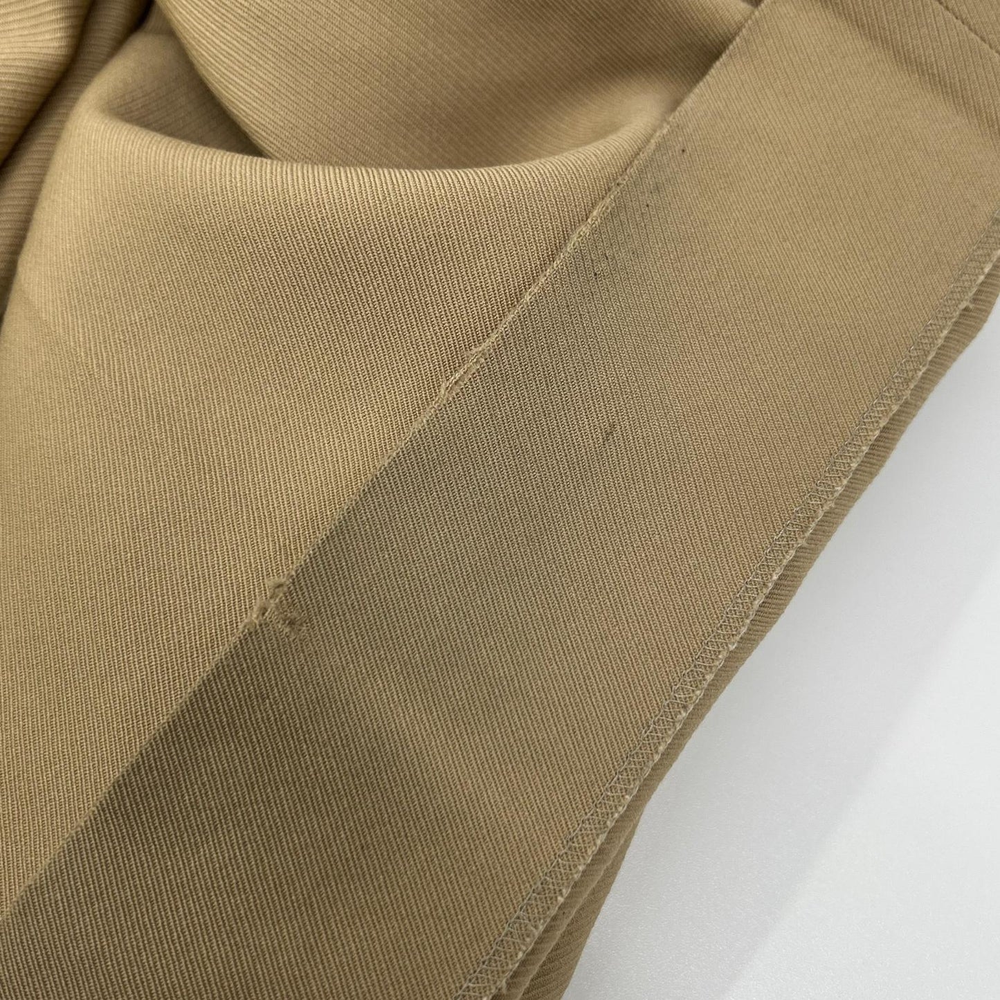 JILSANDER Wool Brown Beige Straight Pants Size 32