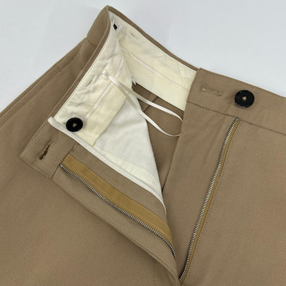 JILSANDER Wool Brown Beige Straight Pants Size 32