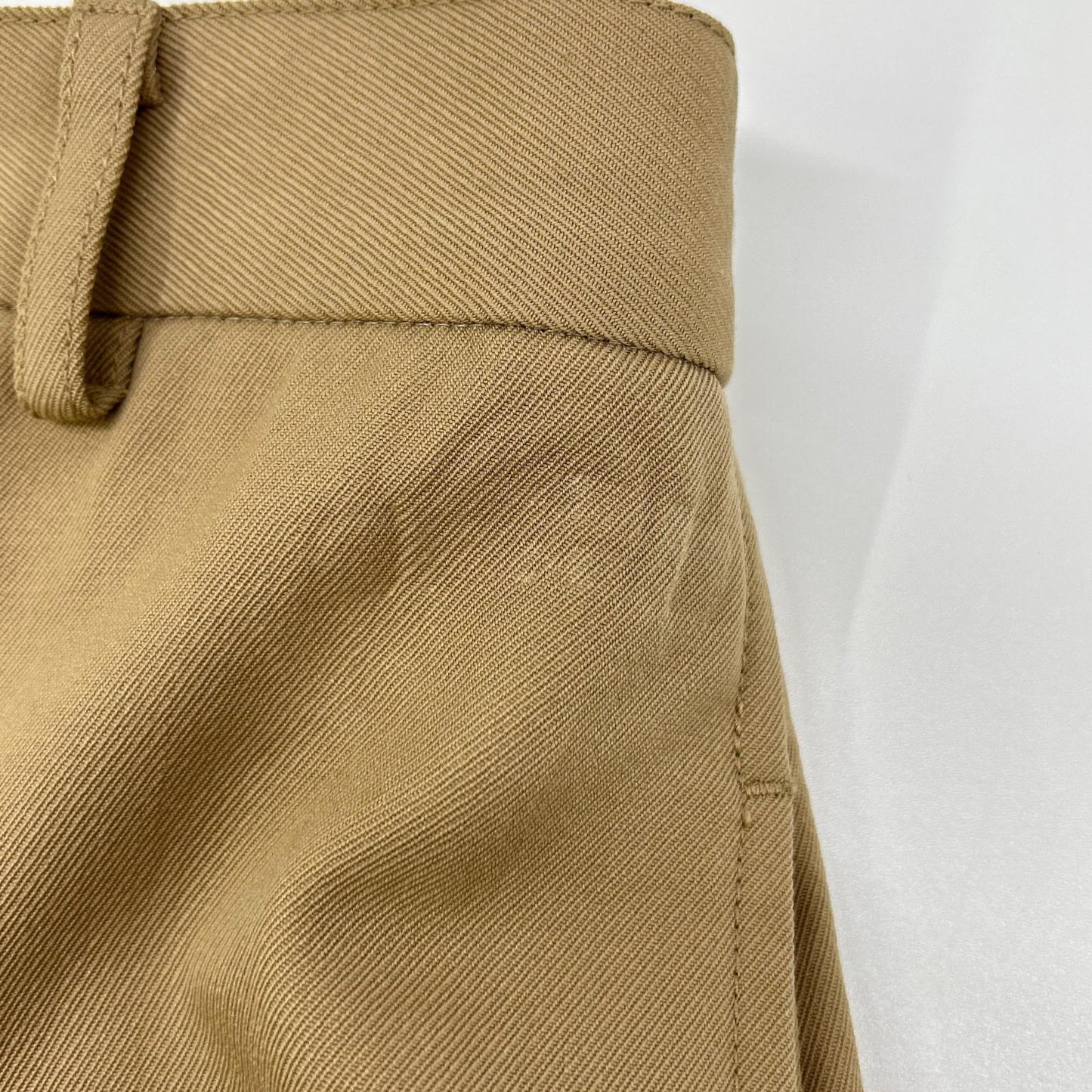 JILSANDER Wool Brown Beige Straight Pants Size 32