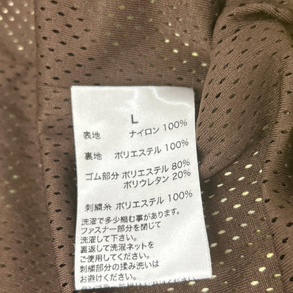 WOKE EDGE Nylon Yellow Tie-Dye Check Jacket Size L