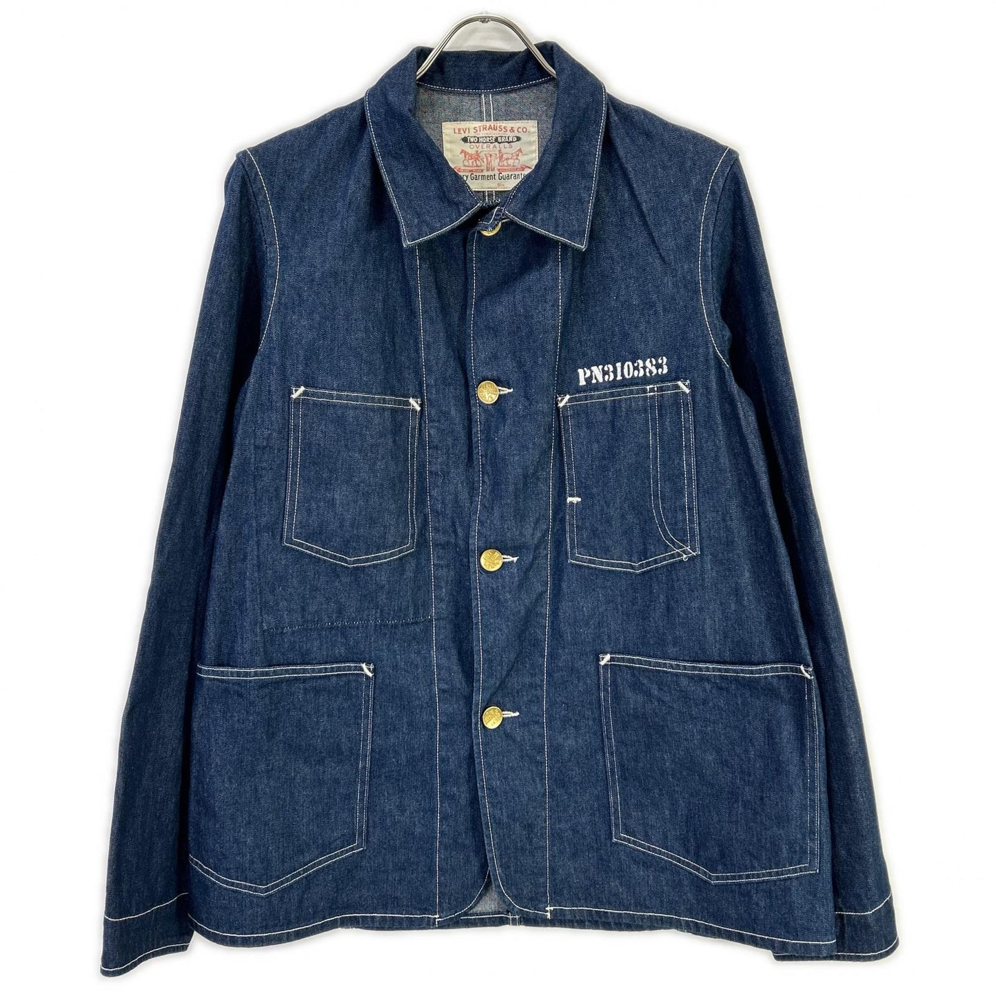 LEVI'S 71950.0002 Indigo Coverall Denim Jacket Size M