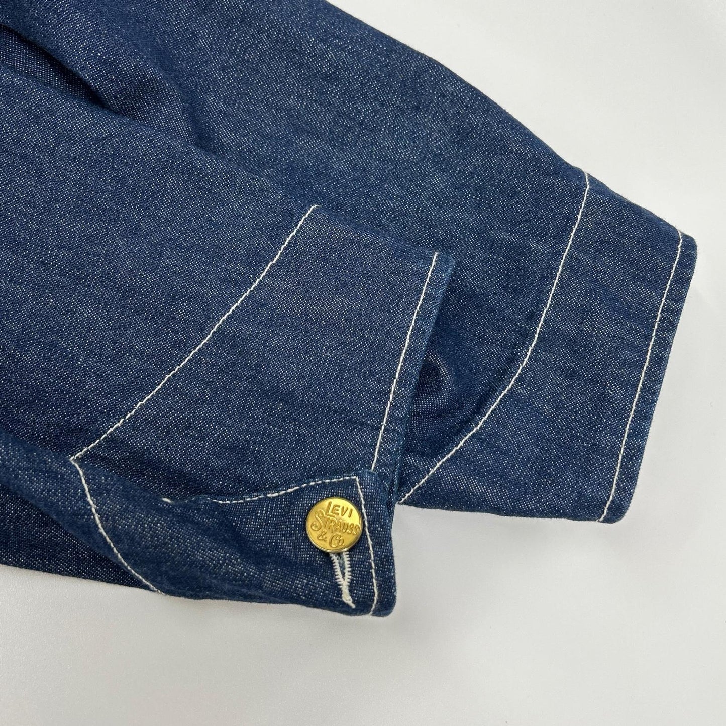 LEVI'S 71950.0002 Indigo Coverall Denim Jacket Size M
