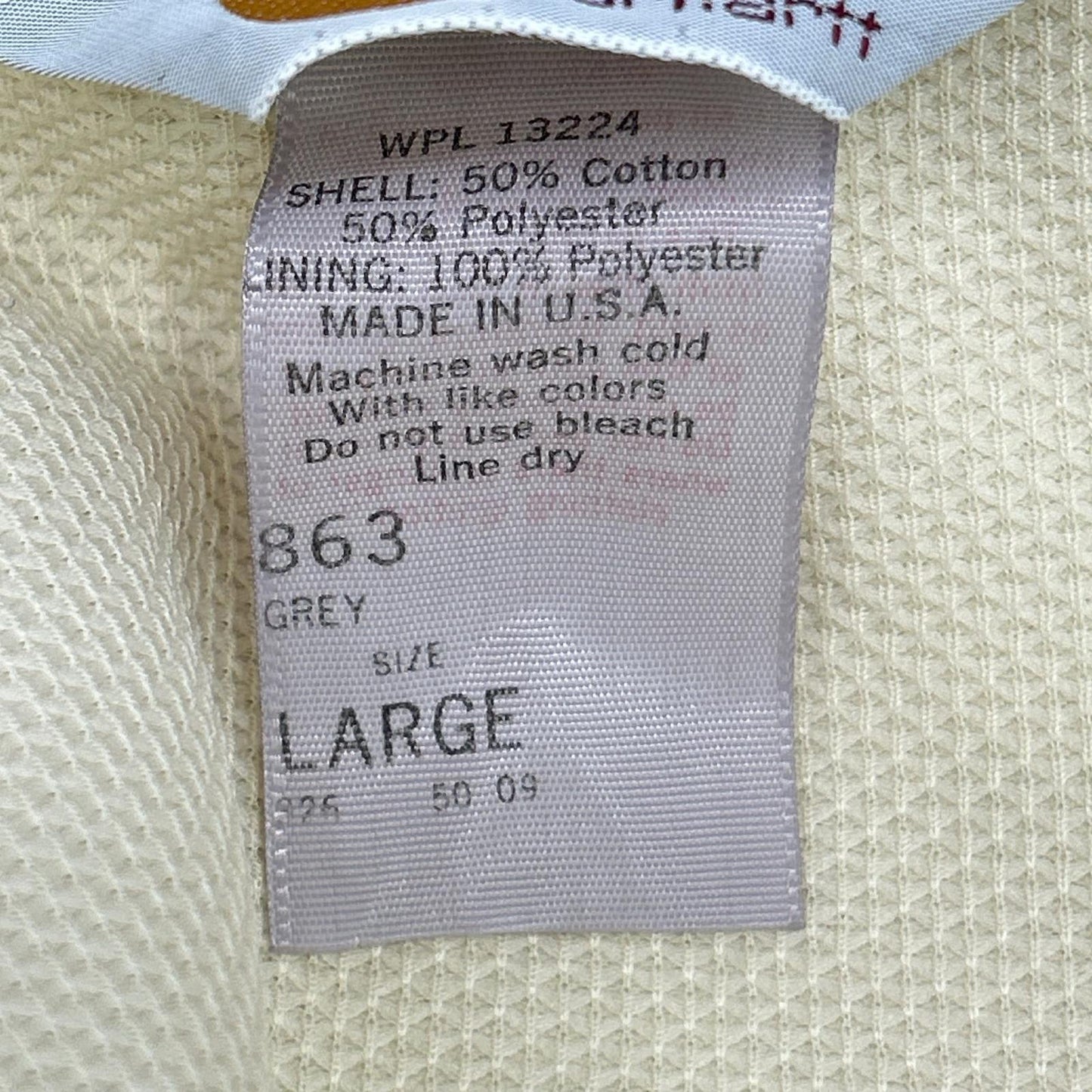 carhartt 80s Full-Zip Double Face Hoodie Gray Size LARGE
