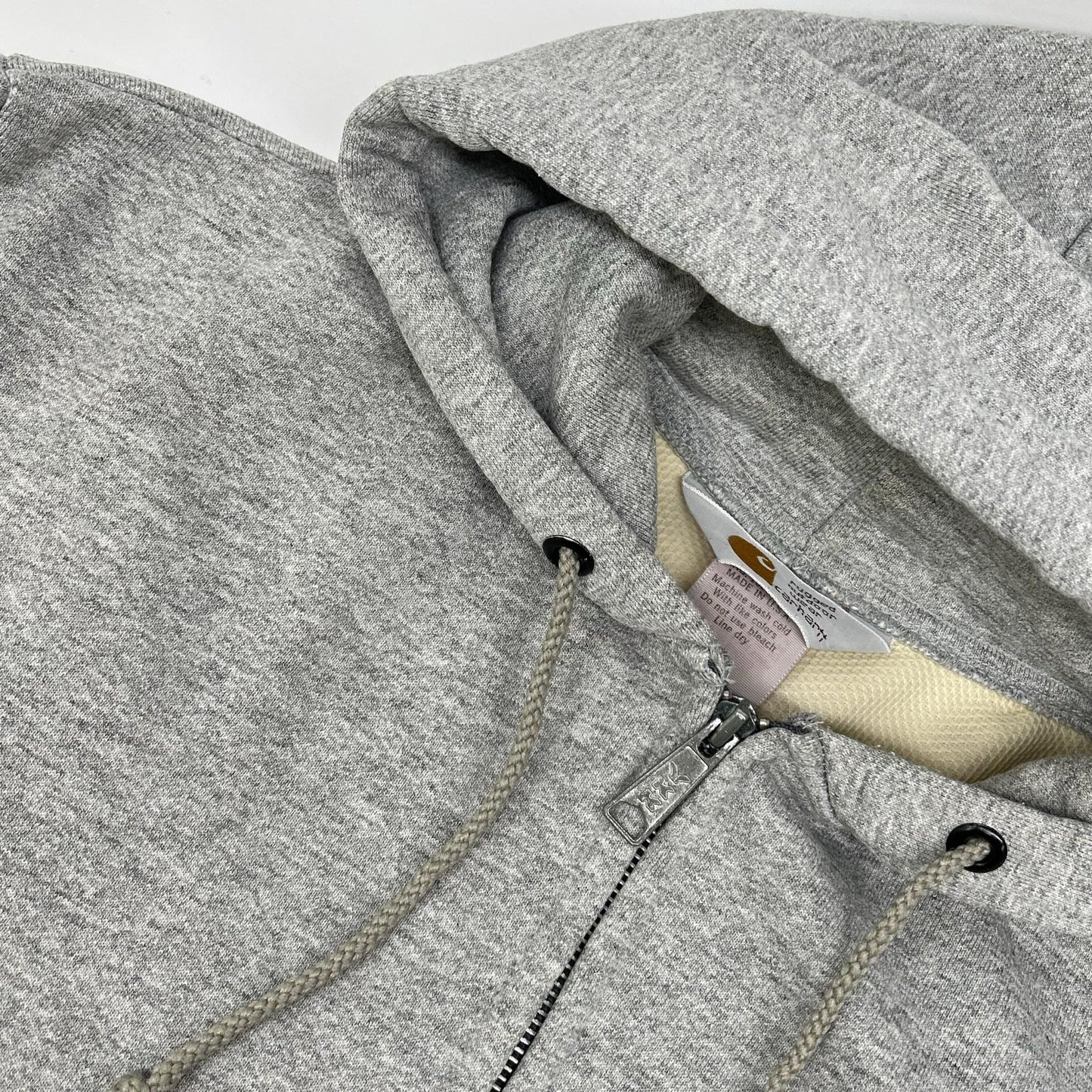 carhartt 80s Full-Zip Double Face Hoodie Gray Size LARGE