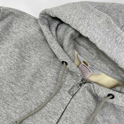 carhartt 80s Full-Zip Double Face Hoodie Gray Size LARGE