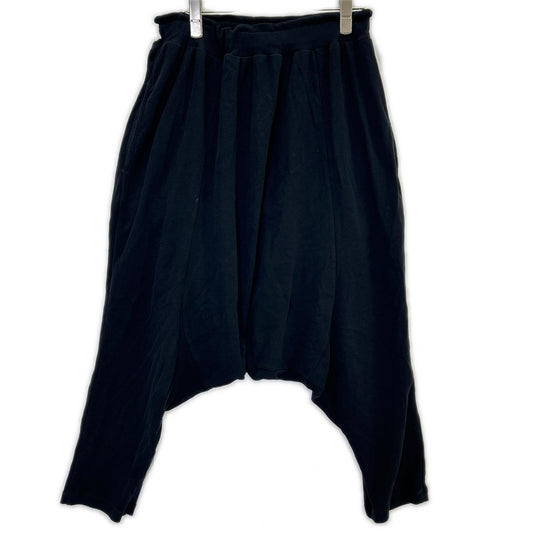 Y's Wide Sarouel Pants Black Cotton Size 2