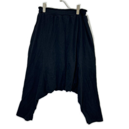 Y's Wide Sarouel Pants Black Cotton Size 2