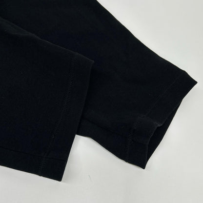 Y's Wide Sarouel Pants Black Cotton Size 2