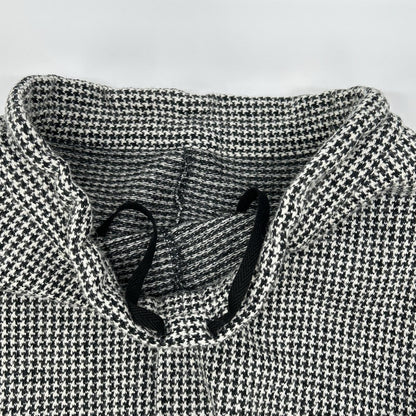 Y's Houndstooth Sarouel Pants Black White Size 2