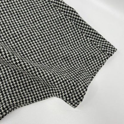 Y's Houndstooth Sarouel Pants Black White Size 2