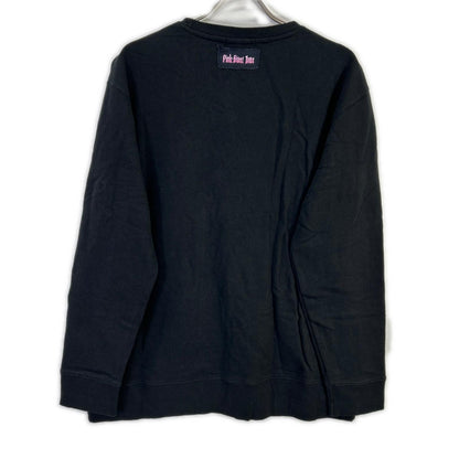 Y's Neon Print Cotton Sweatshirt Black Size 51