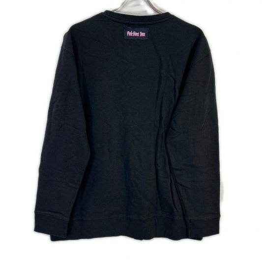 Y's Neon Print Cotton Sweatshirt Black Size 51