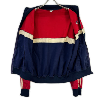 adidas 80s Track Jacket Bordeaux Navy White Size 180
