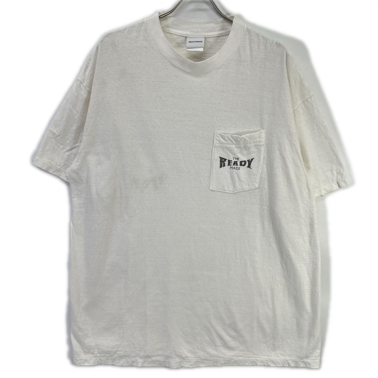 READYMADE White Cotton Pocket T-Shirt Size XL