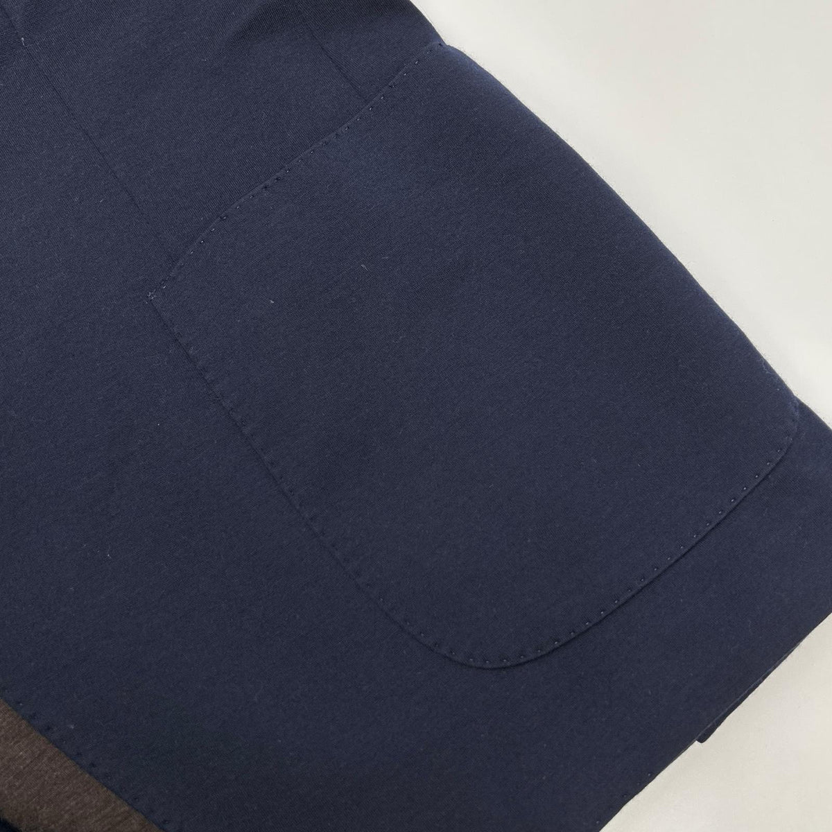 LARDINI Wool Nylon Stretch Jacket Navy Size 48