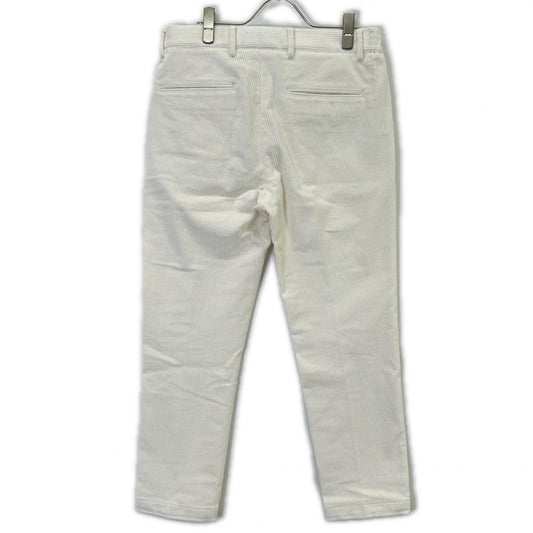 ARCHIVIO White MASACCIO Corduroy Pants Size 44