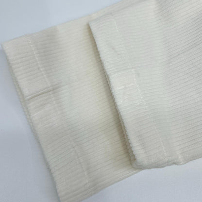 ARCHIVIO White MASACCIO Corduroy Pants Size 44