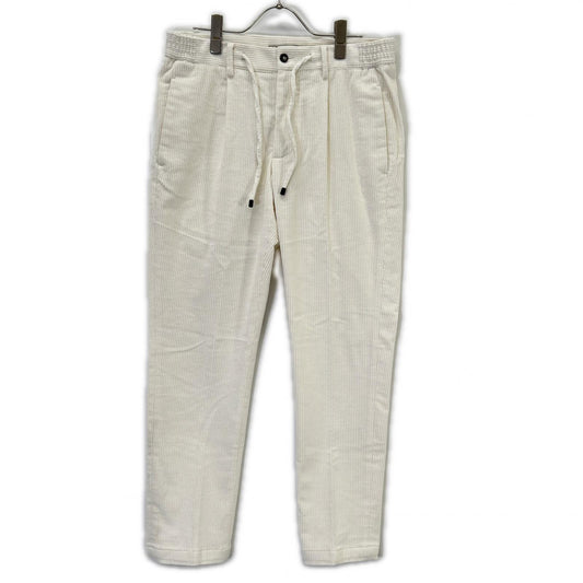 ARCHIVIO White MASACCIO Corduroy Pants Size 44