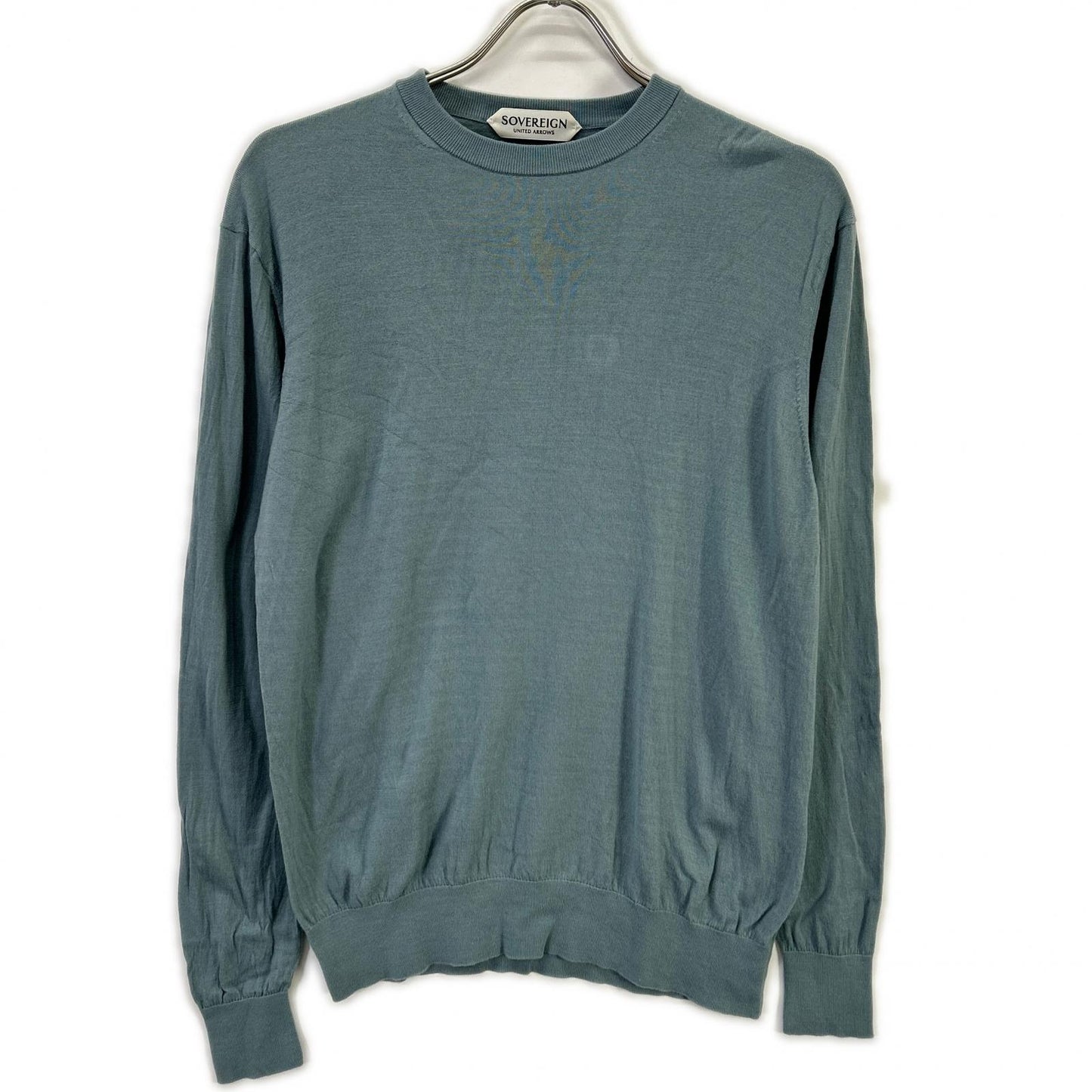 UNITED ARROWS Blue Fine Gauge Crewneck Knit Size M