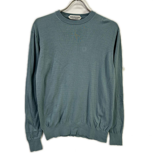 UNITED ARROWS Blue Fine Gauge Crewneck Knit Size M