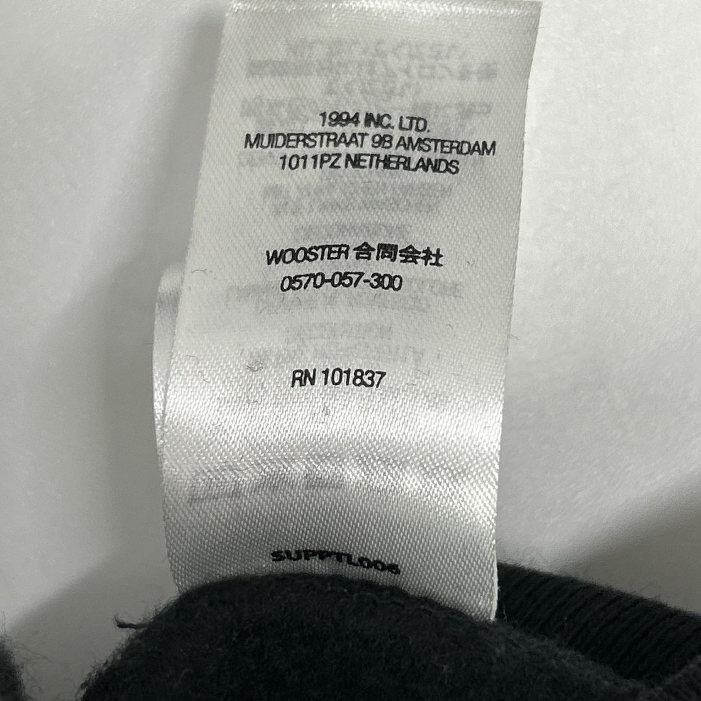 Supreme 22AW Capital Hooded Sweatshirt Black Size L