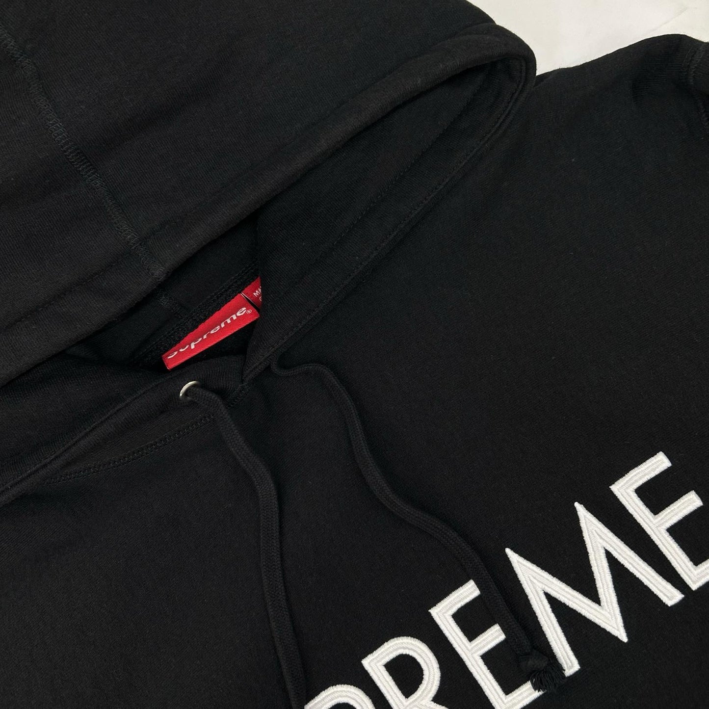 Supreme 22AW Capital Hooded Sweatshirt Black Size L