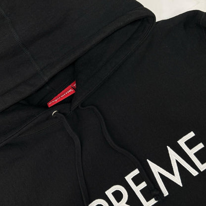 Supreme 22AW Capital Hooded Sweatshirt Black Size L