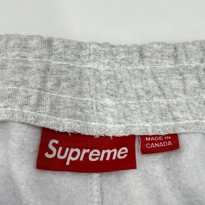 Supreme 24FW S Logo Cotton Sweatpants Light Gray Size S