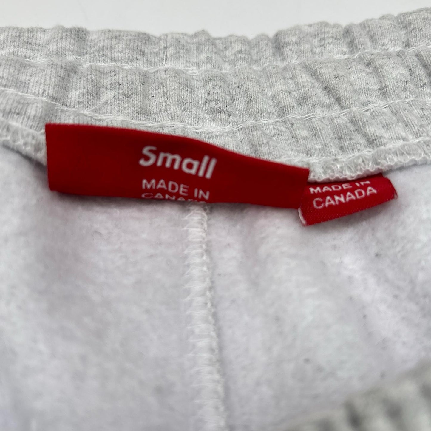 Supreme 24FW S Logo Cotton Sweatpants Light Gray Size S