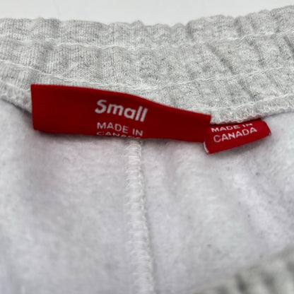 Supreme 24FW S Logo Cotton Sweatpants Light Gray Size S