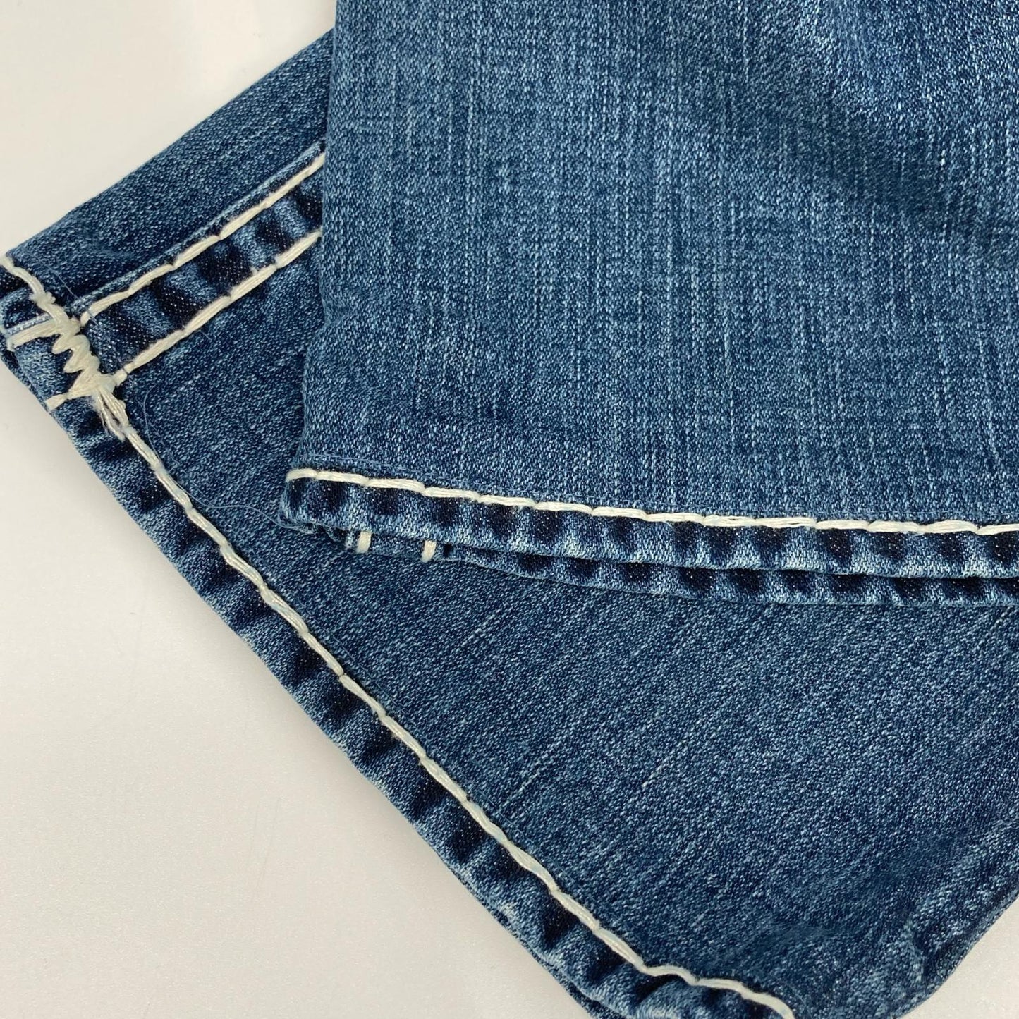 TRUE RELIGION BILLY SUPER Straight Stitch Indigo Jeans Size 29