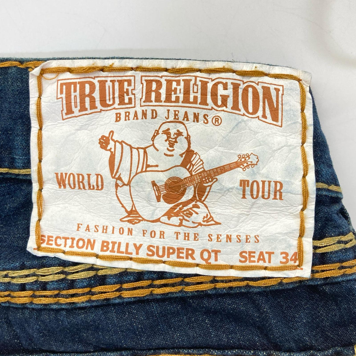 TRUE RELIGION RICKY SUPER QT USA Made Denim Jeans