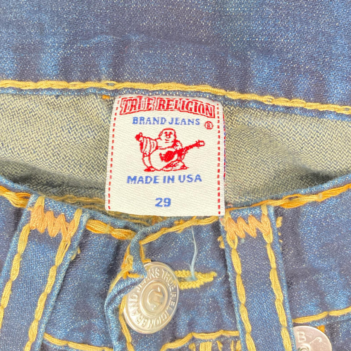TRUE RELIGION RICKY SUPER QT USA Made Denim Jeans