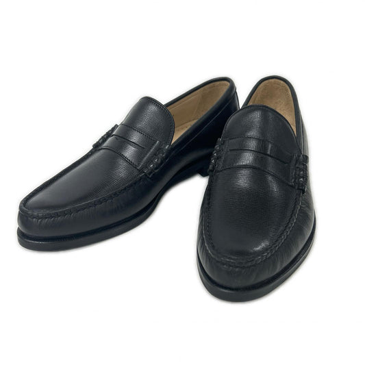 REGAL J171 Leather Coin Loafers Black Size 25.5