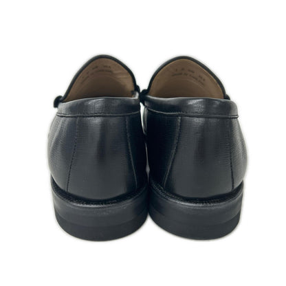 REGAL J171 Leather Coin Loafers Black Size 25.5