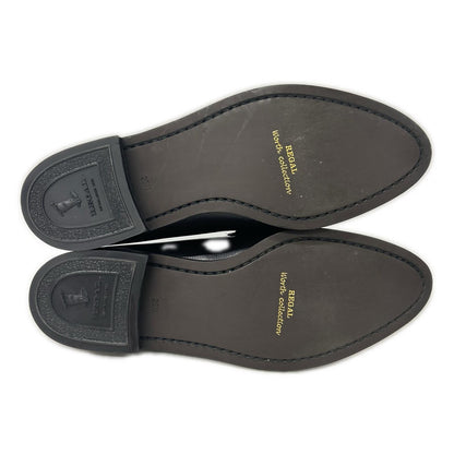 REGAL J171 Leather Coin Loafers Black Size 25.5