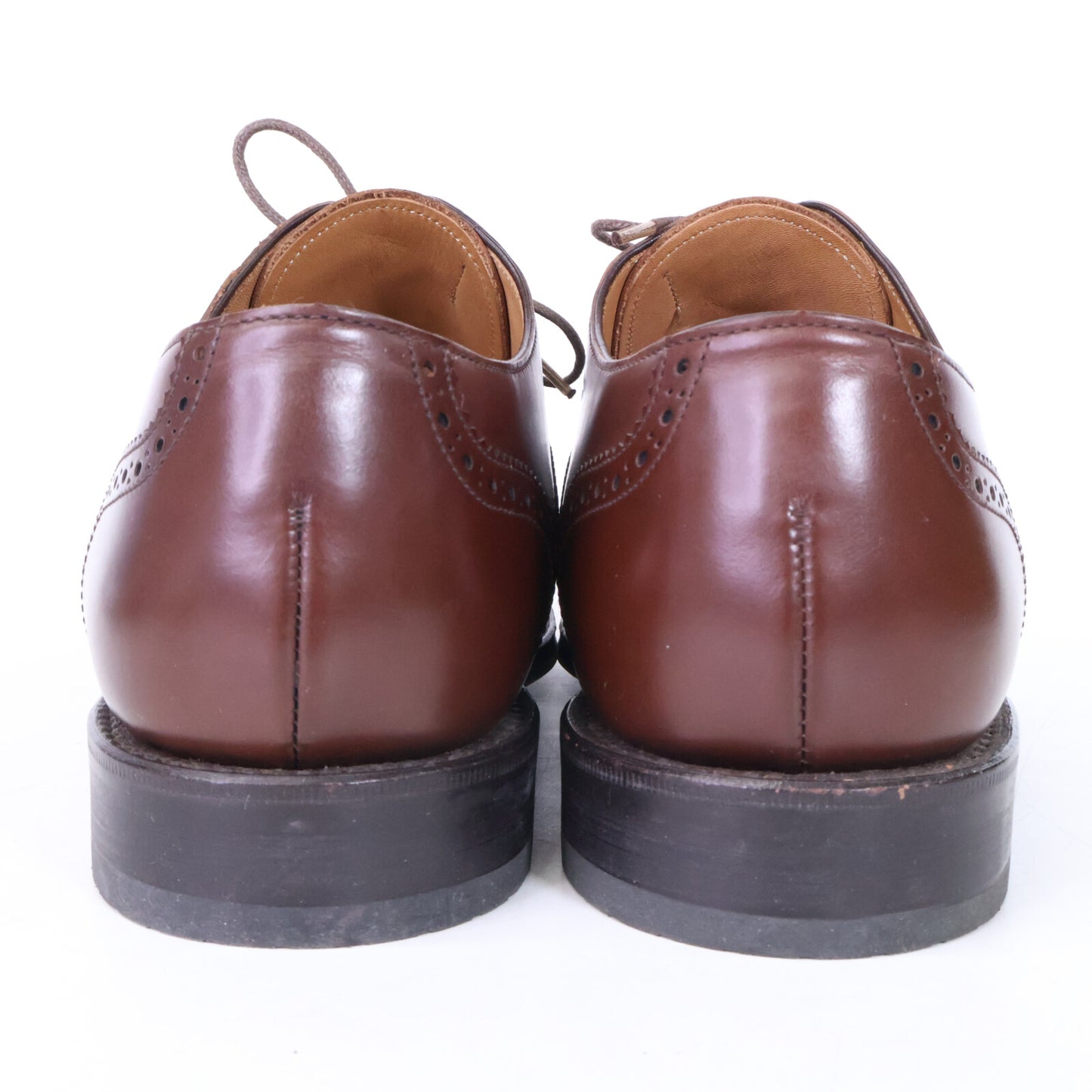 REGAL Leather Wingtip Sneakers Brown Size 26EEE