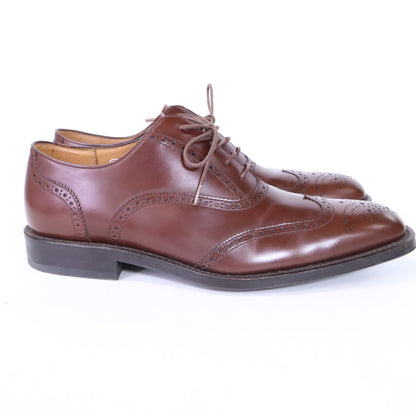 REGAL Leather Wingtip Sneakers Brown Size 26EEE