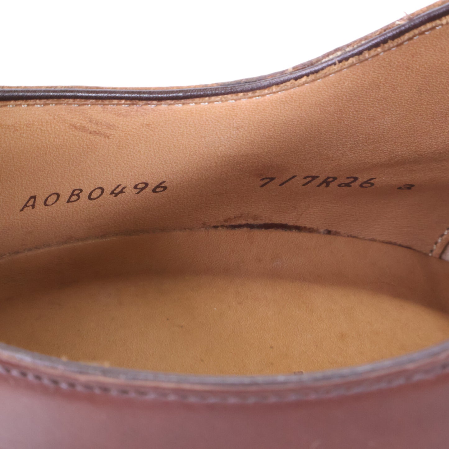 REGAL Leather Wingtip Sneakers Brown Size 26EEE