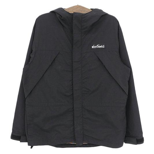 WILD THINGS CHAMONIX Hooded Zip Jacket Black Size L