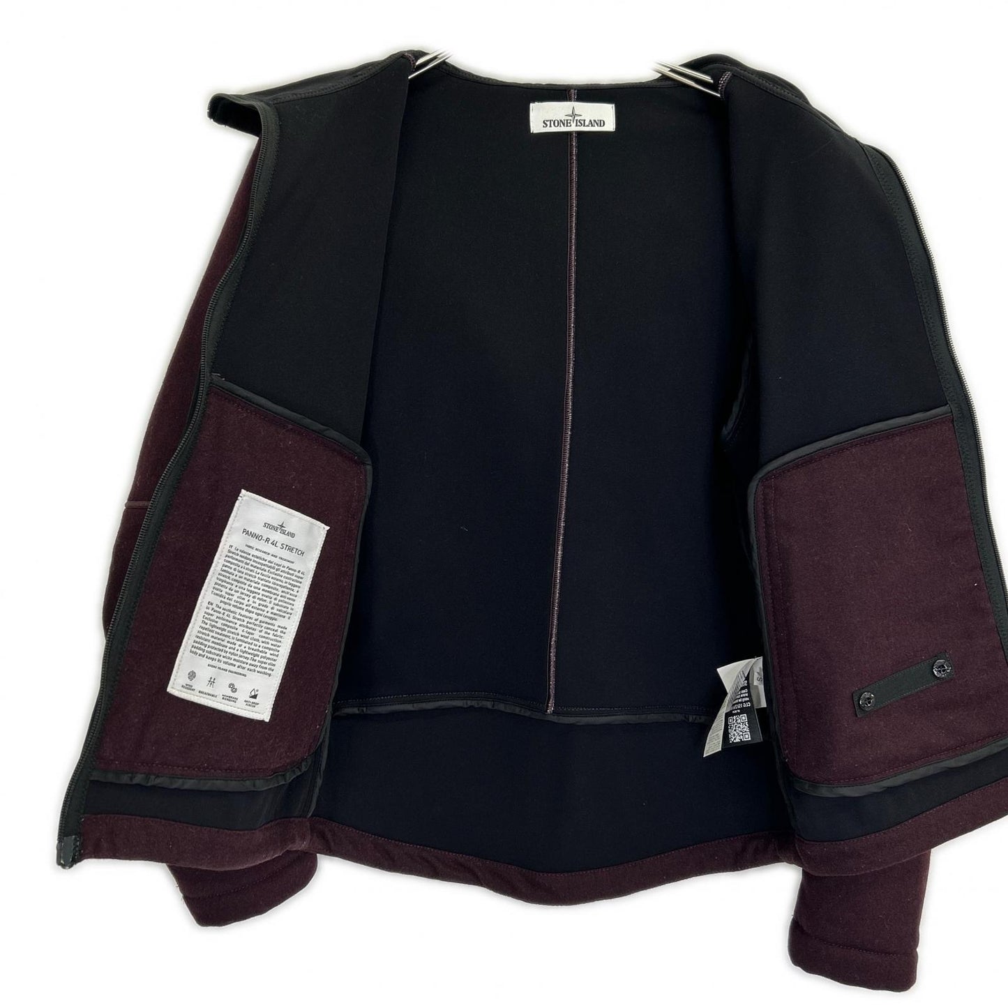 STONE ISLAND Wool PANNO-R 4L STRETCH Jacket Red Size S
