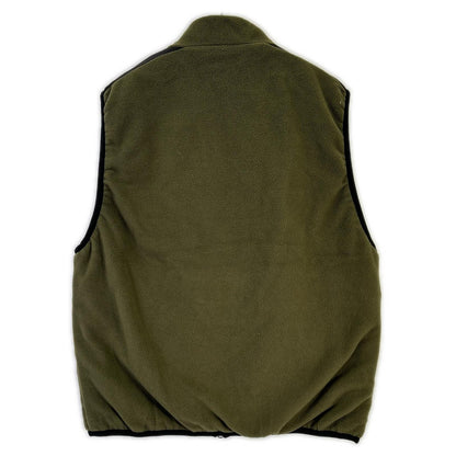 Schott Black/Khaki Reversible Down Vest Size M