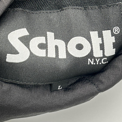 Schott Black/Khaki Reversible Down Vest Size M