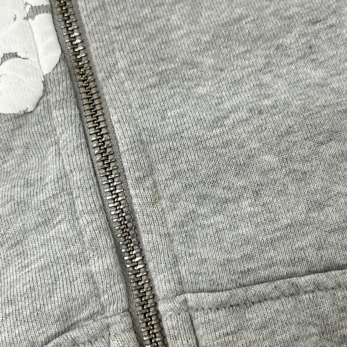 Denim Tears Gray Cotton Wreath Zip Hoodie Size M