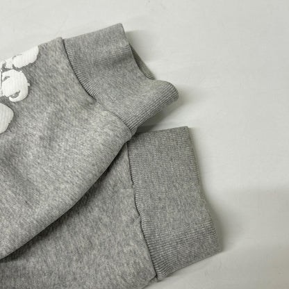 Denim Tears Gray Cotton Wreath Zip Hoodie Size M
