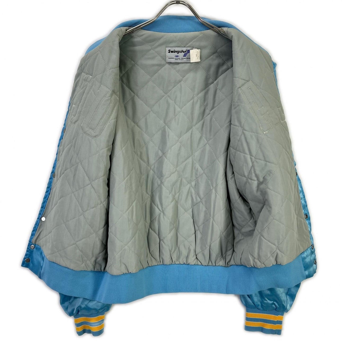 VINTAGE Swingster 80s UCLA Blouson Jacket Blue Size M