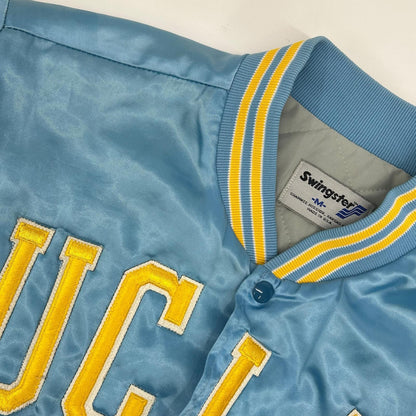 VINTAGE Swingster 80s UCLA Blouson Jacket Blue Size M