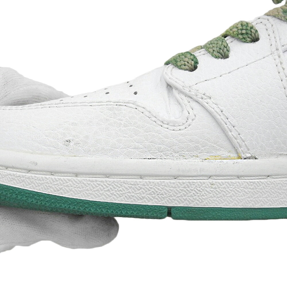NIKE Air Jordan Retro High Sneakers White/Green Size 8.5(US)